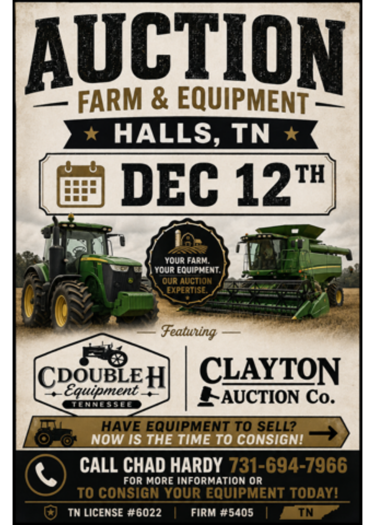 Halls, TN Consignment Auction
