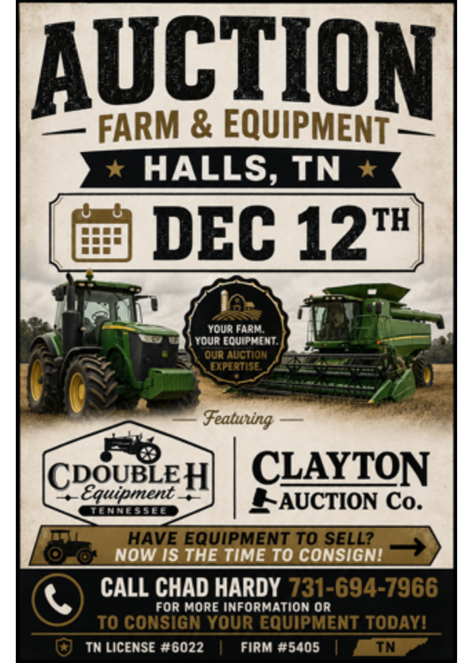Halls, TN Consignment Auction